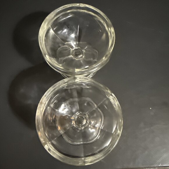 Vintage Clear Federal Sherbet Footed Glass by Federal Glass Set of 2" - Picture 12 of 13